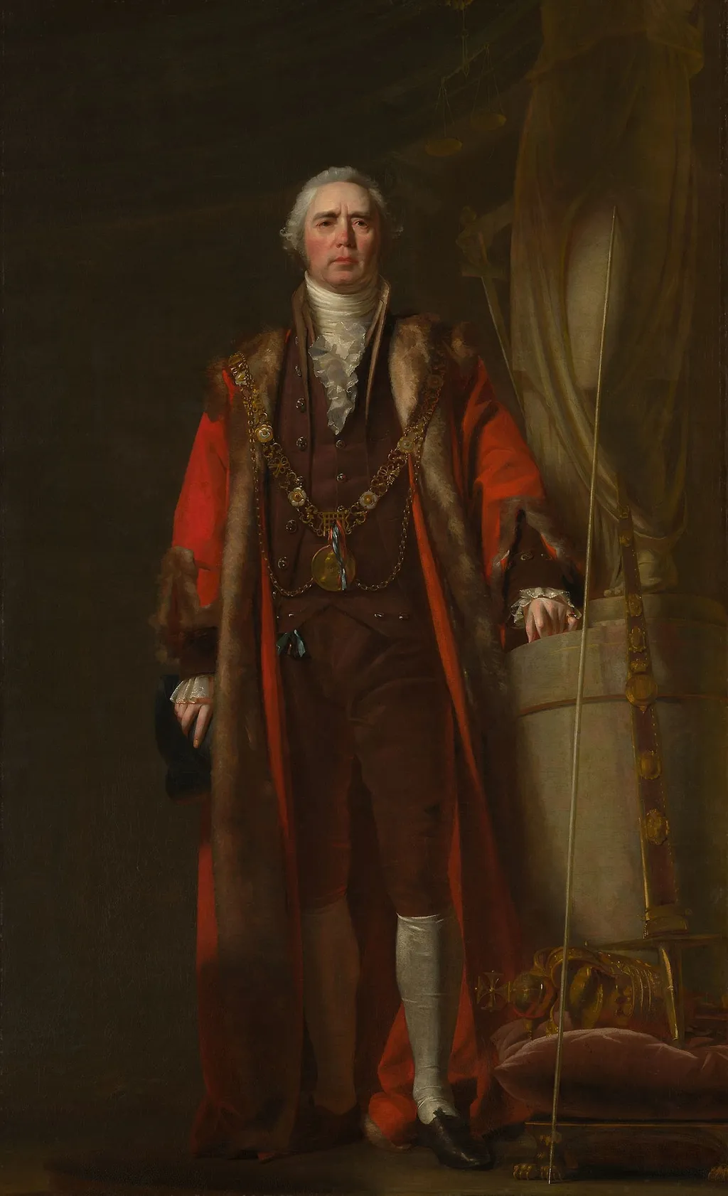 Charles Thorp as Lord Mayor of Dublin, by William Cuming, oil, 1800
