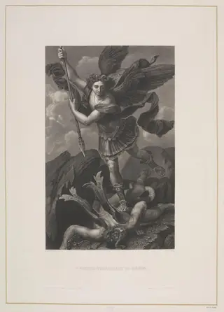 St. Michael, by Amedee Felix Barthelmy Geille, 1850