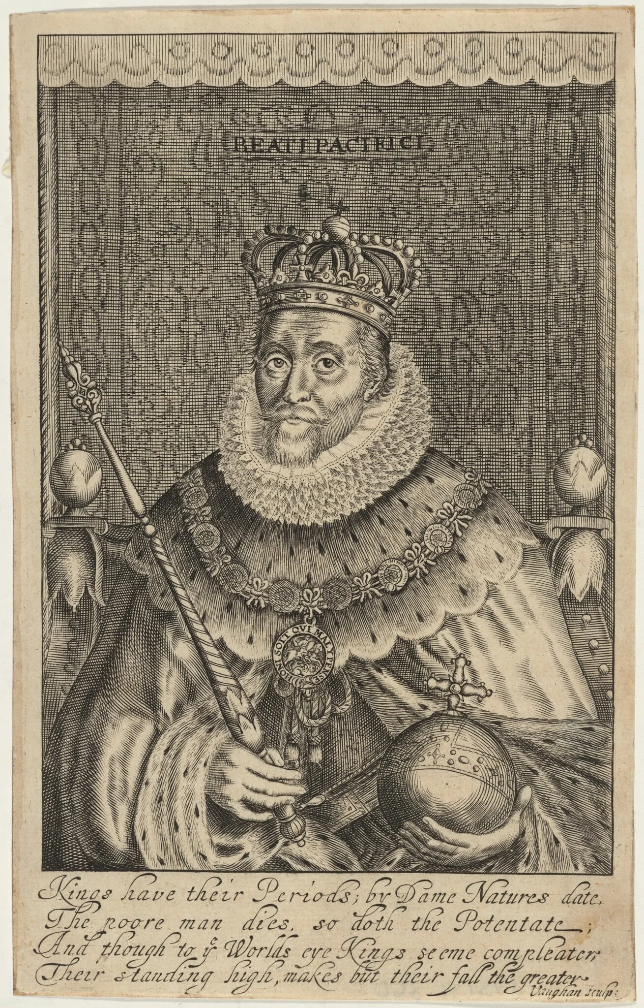 James I, detail