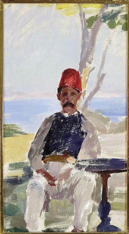 Turk. From the journey to Constantinople, detail