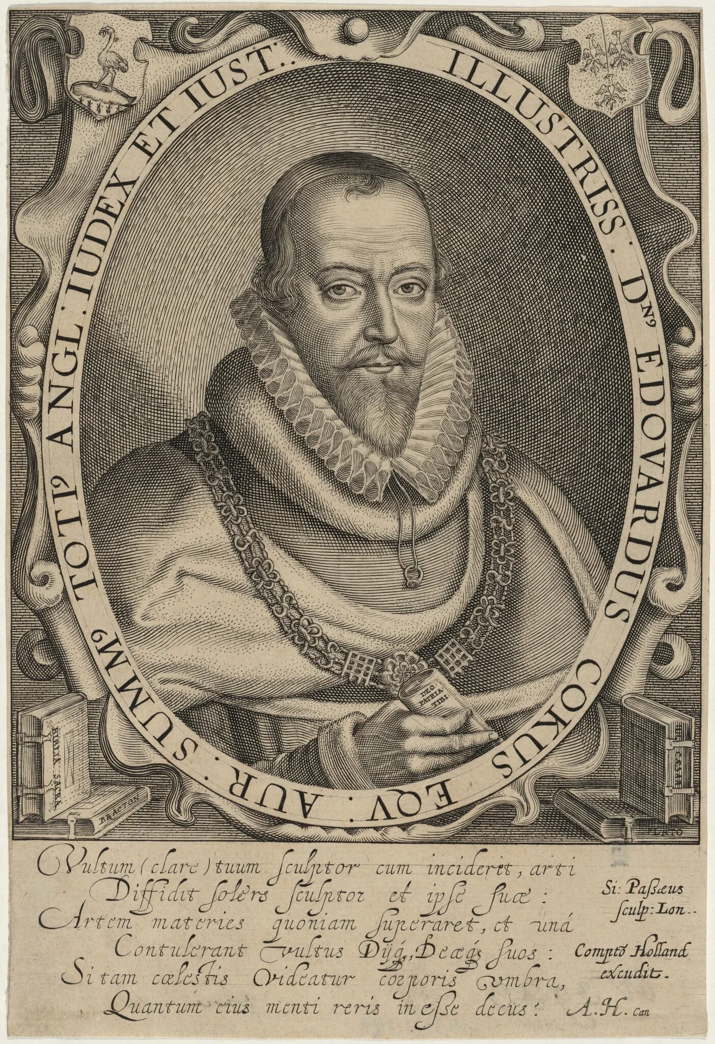 Sir Edward Coke, detail