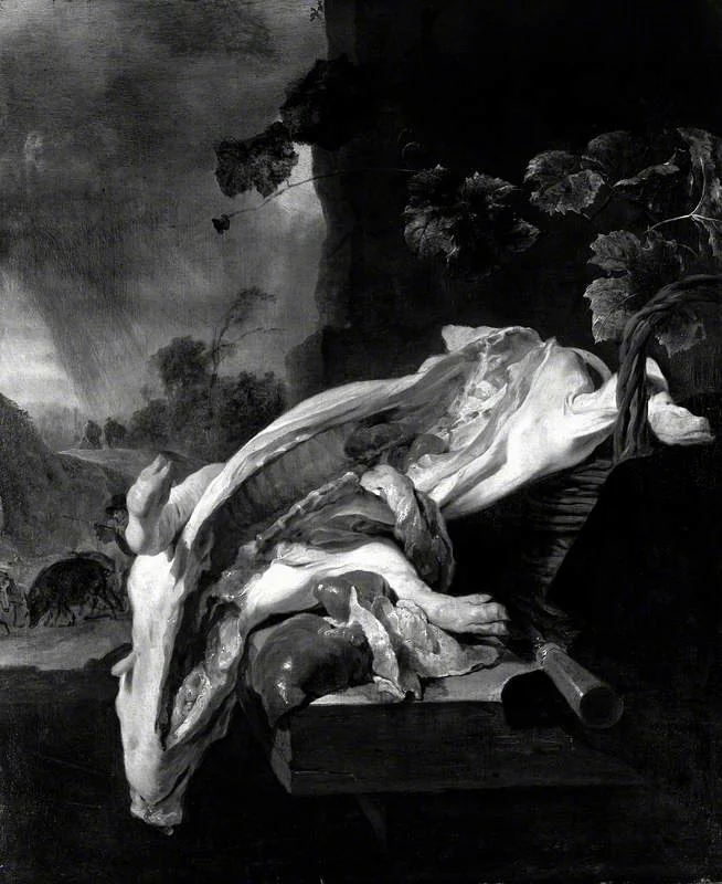 A Pig's Carcase, detail