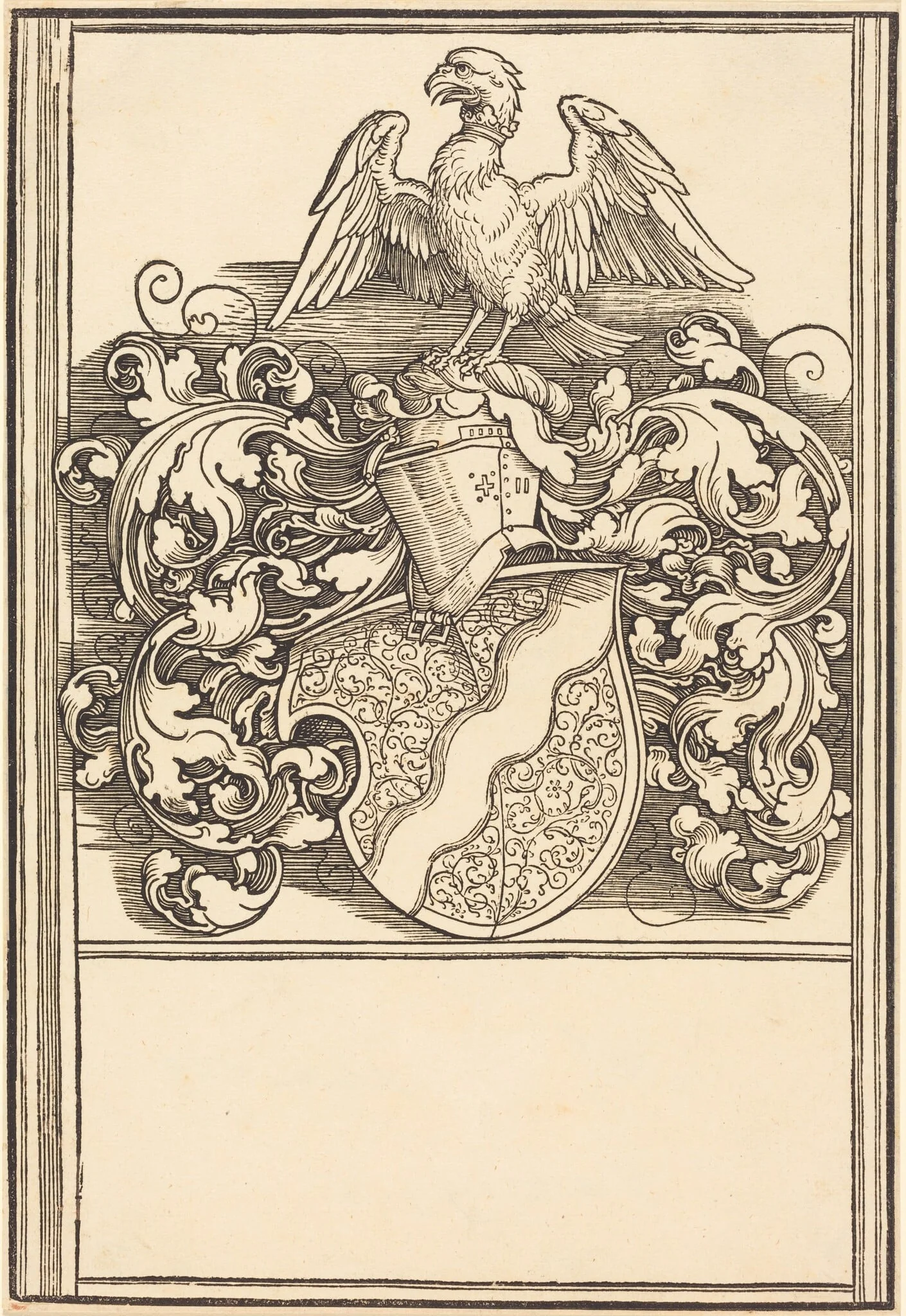 Coat of Arms of Michael Behaim, detail