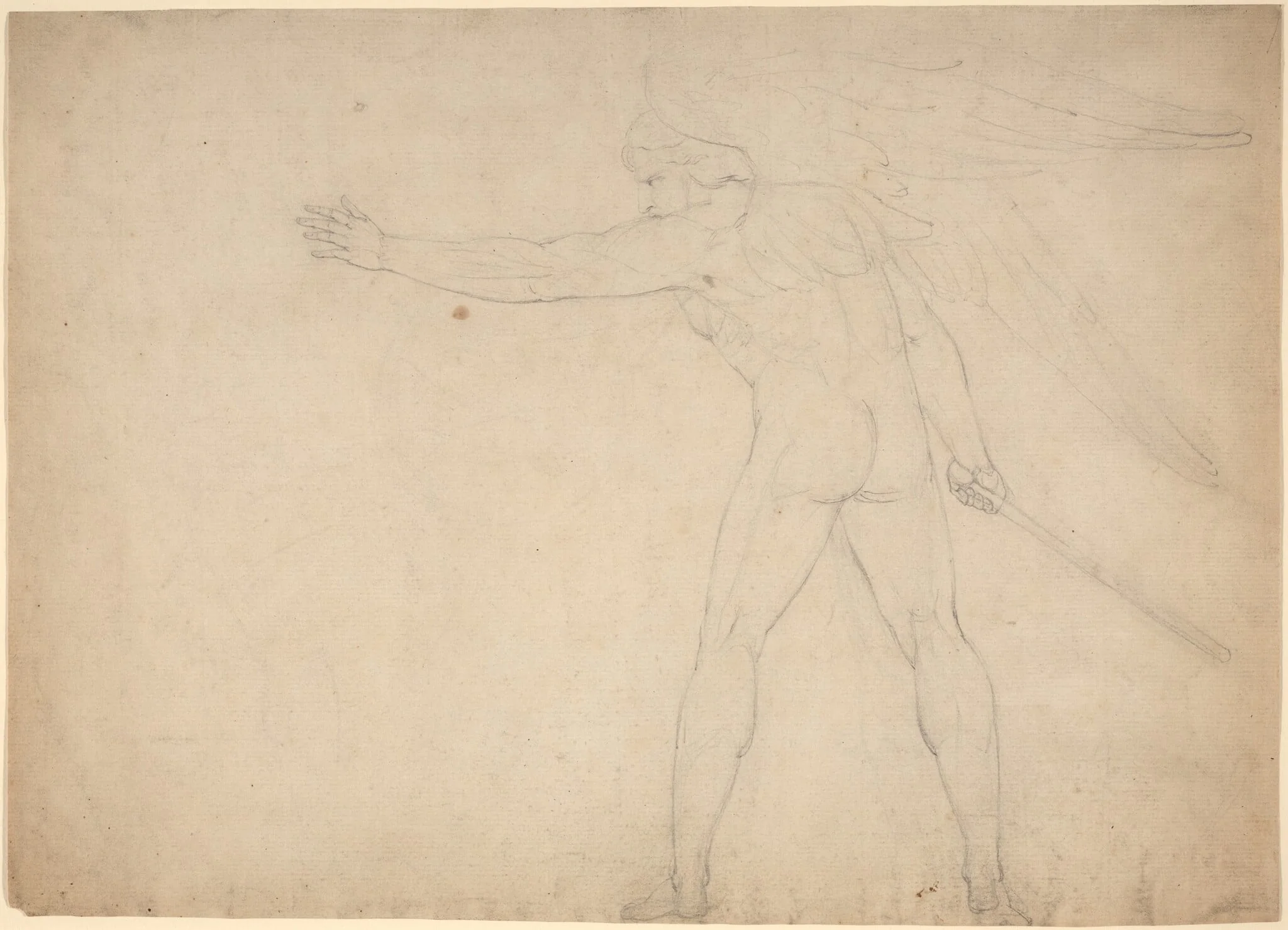 A Warring Angel [recto], detail