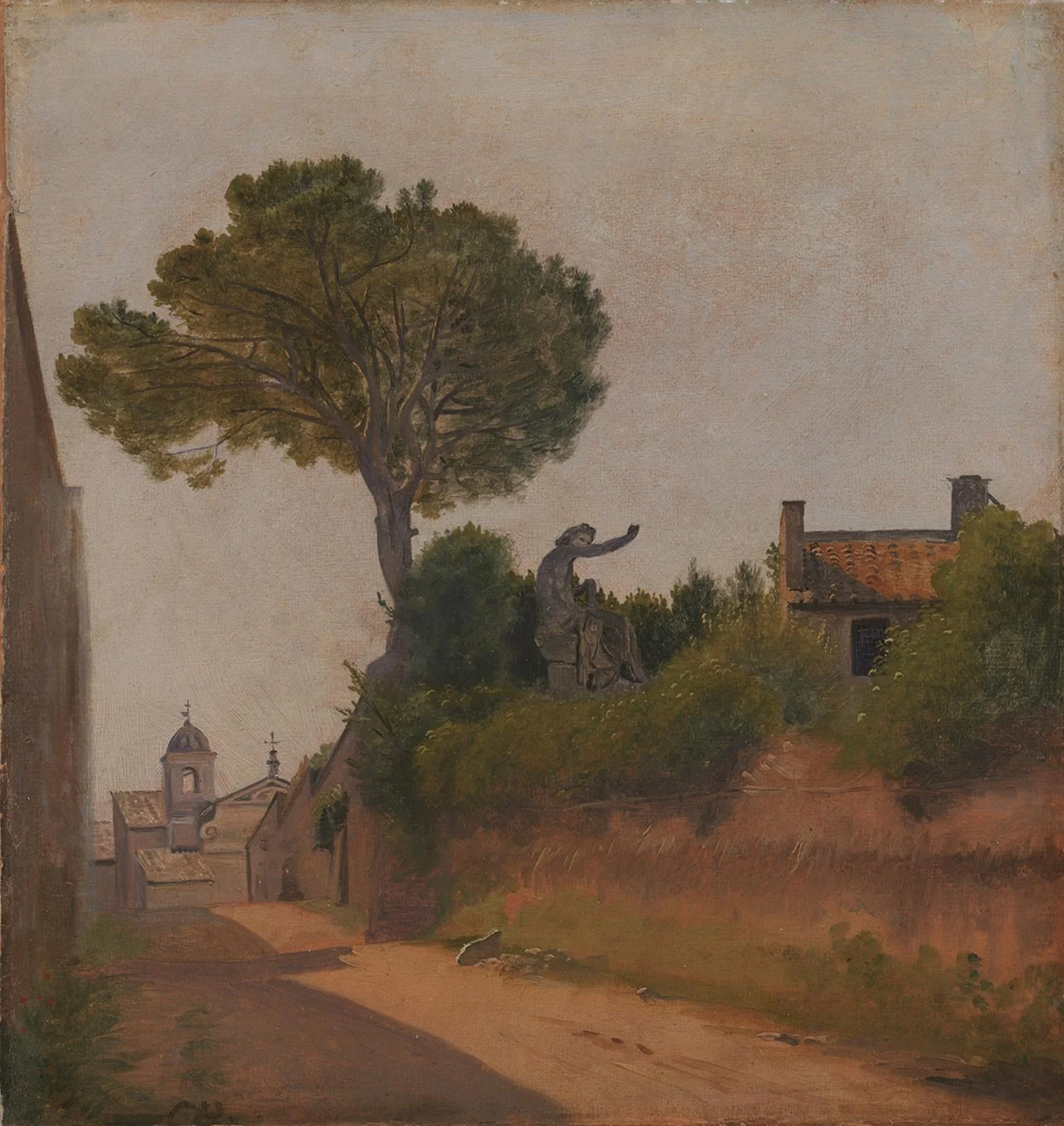 A Street in Rome. Vicolo Sterrato, detail