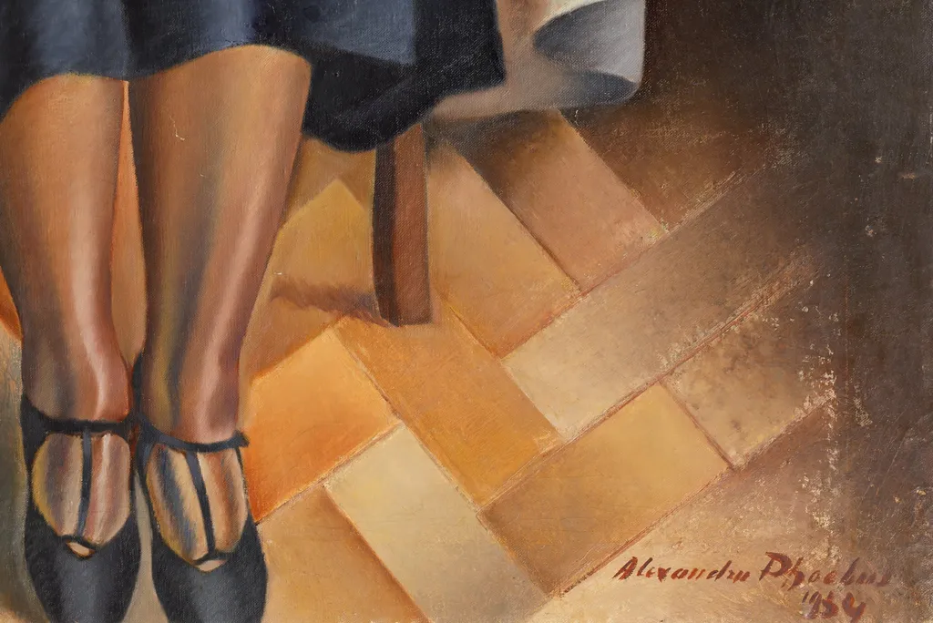PORTRET DE FEMEIE, by Alexandru Phoebus, 1934
