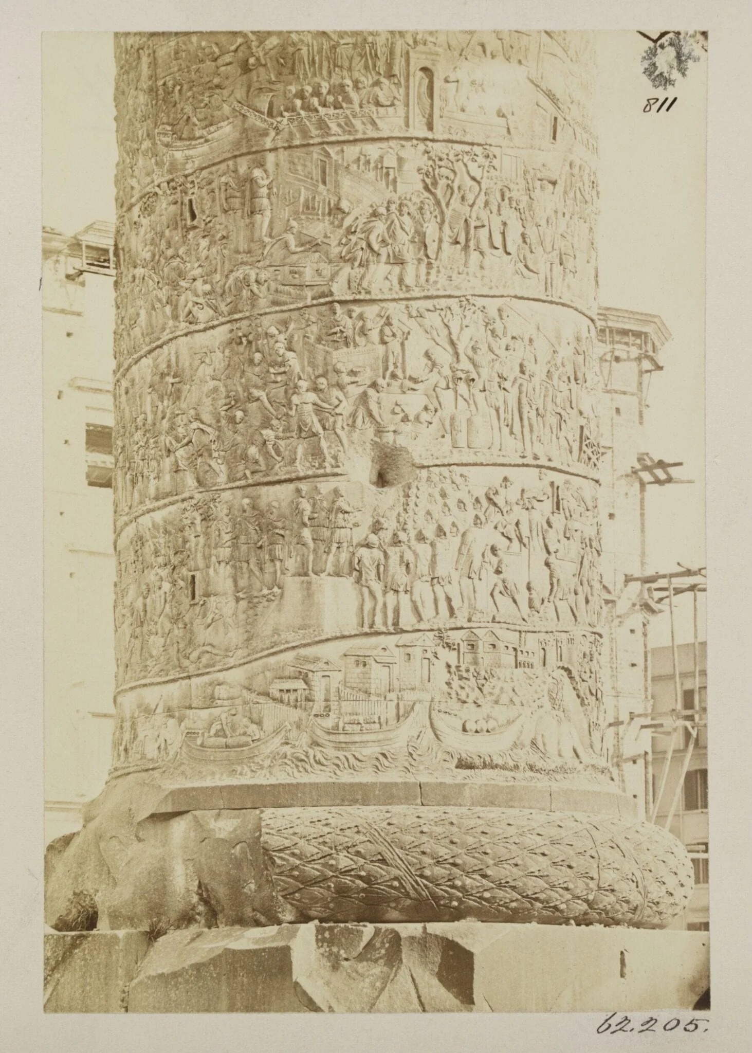 Sculptures - Details of Sculpture from Trajan's Column., detail