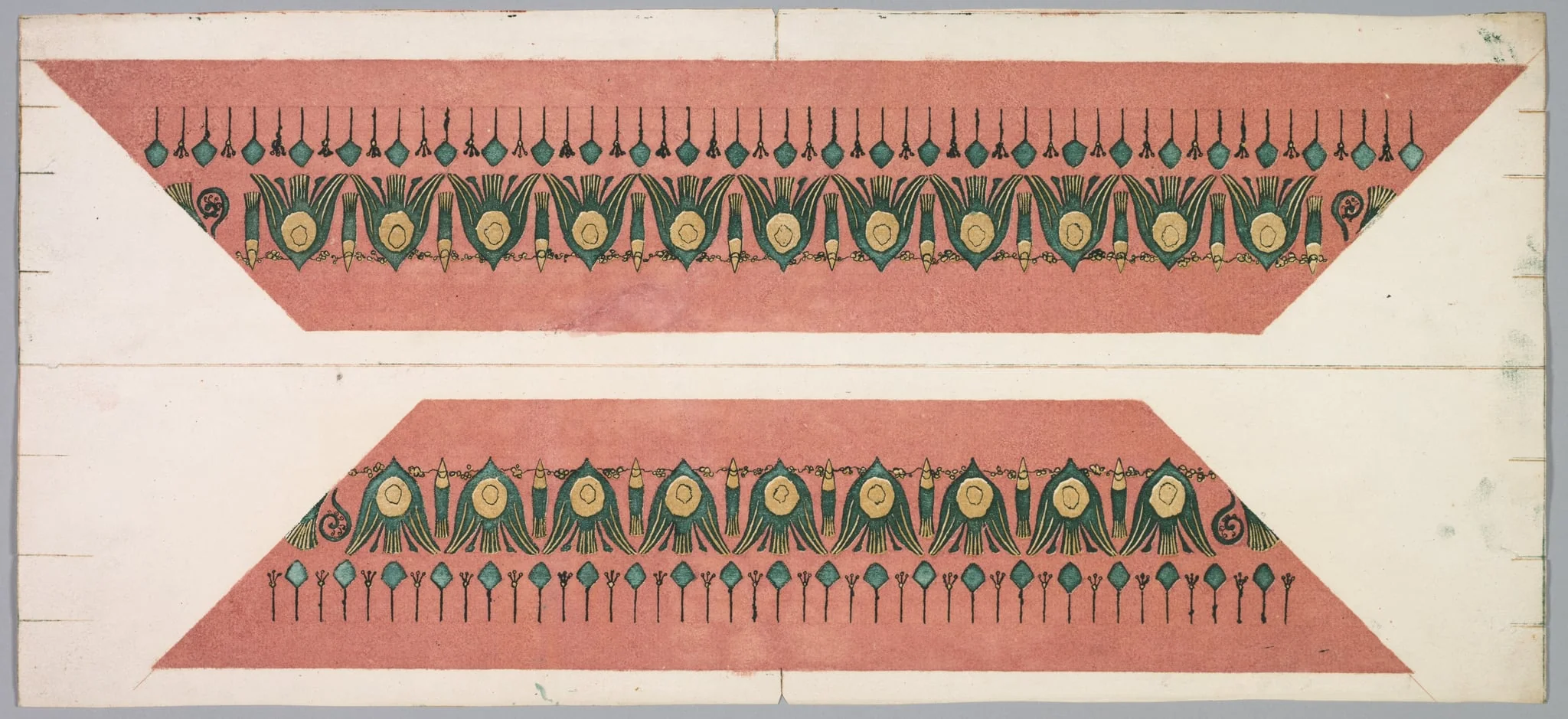 Embers Glow: Lotus Pattern Frame, detail