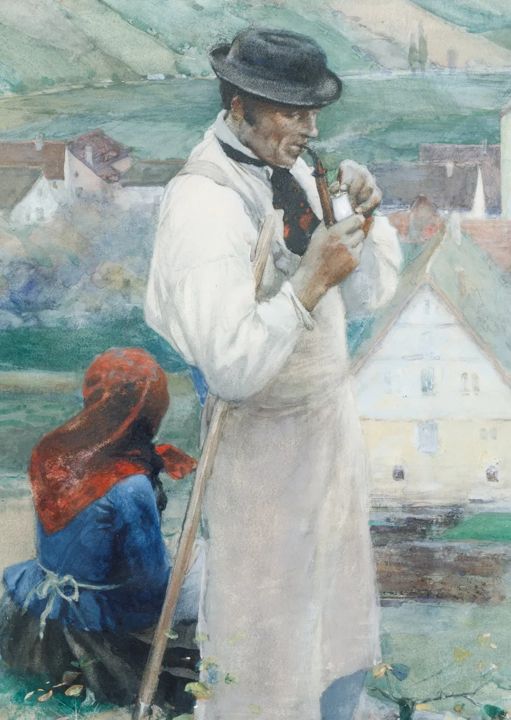 La câmp, by Hugo Konig, 1877