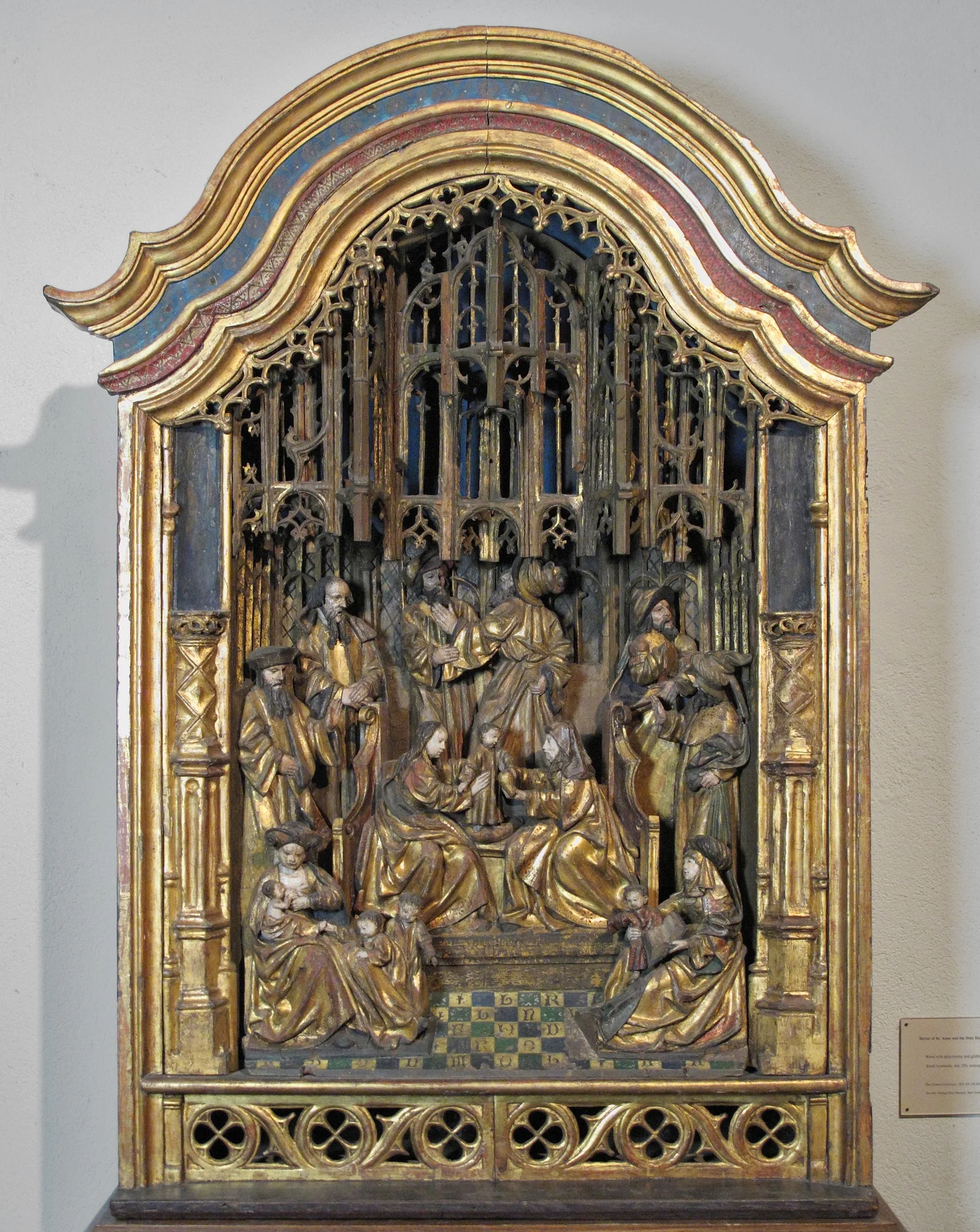 Shrine of Saint Anne and the Holy Kinship, detail