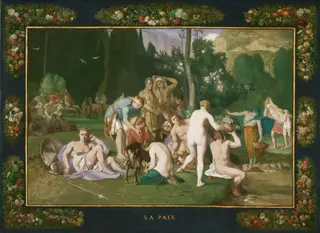 Peace, by Pierre Puvis de Chavannes, oil, 1867