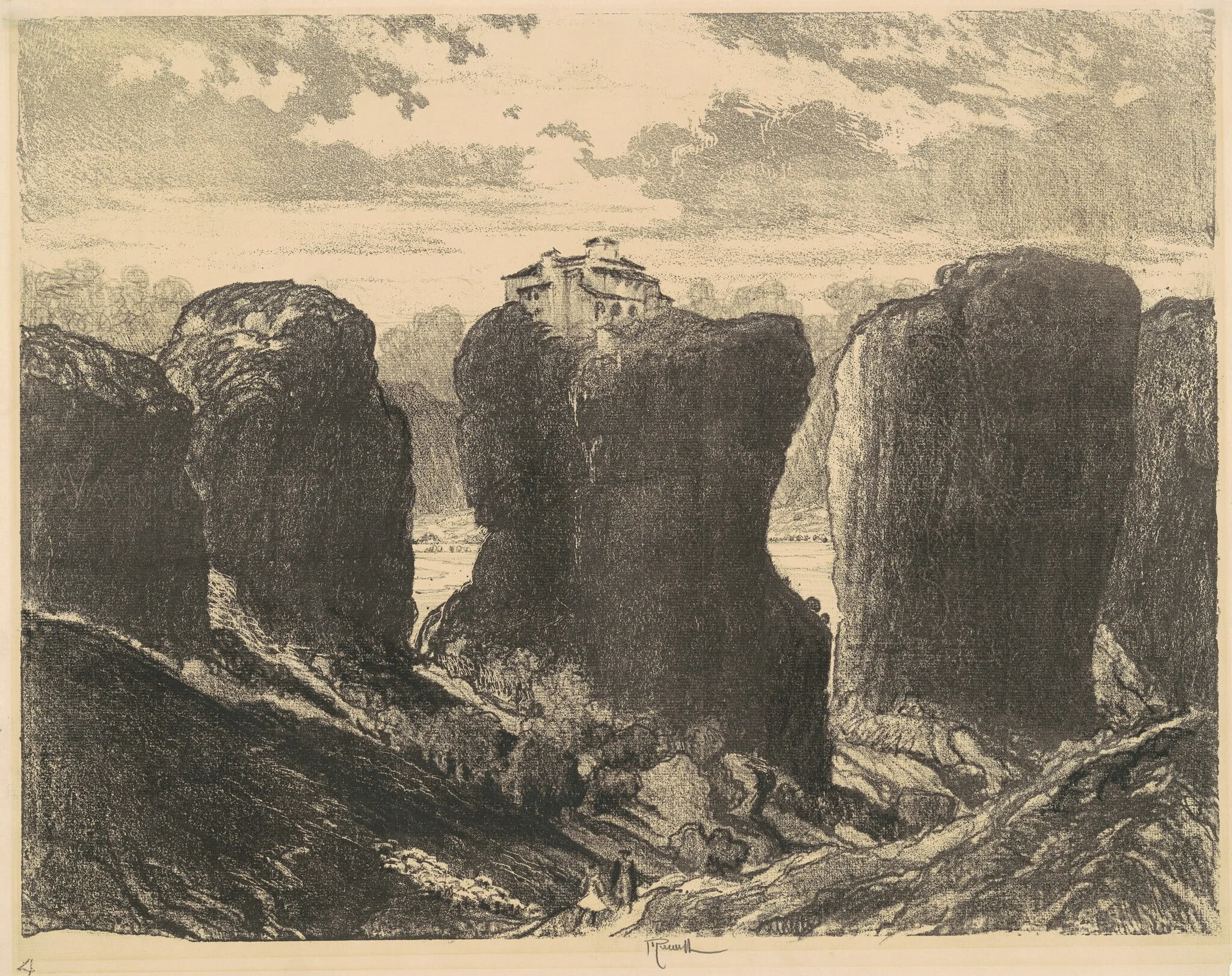 The Cliffs of the Trinity, detail