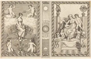 Allegory of Spring (Allegorie des Frühlings), by Christian Friedrich Sprinck, ink, 1820