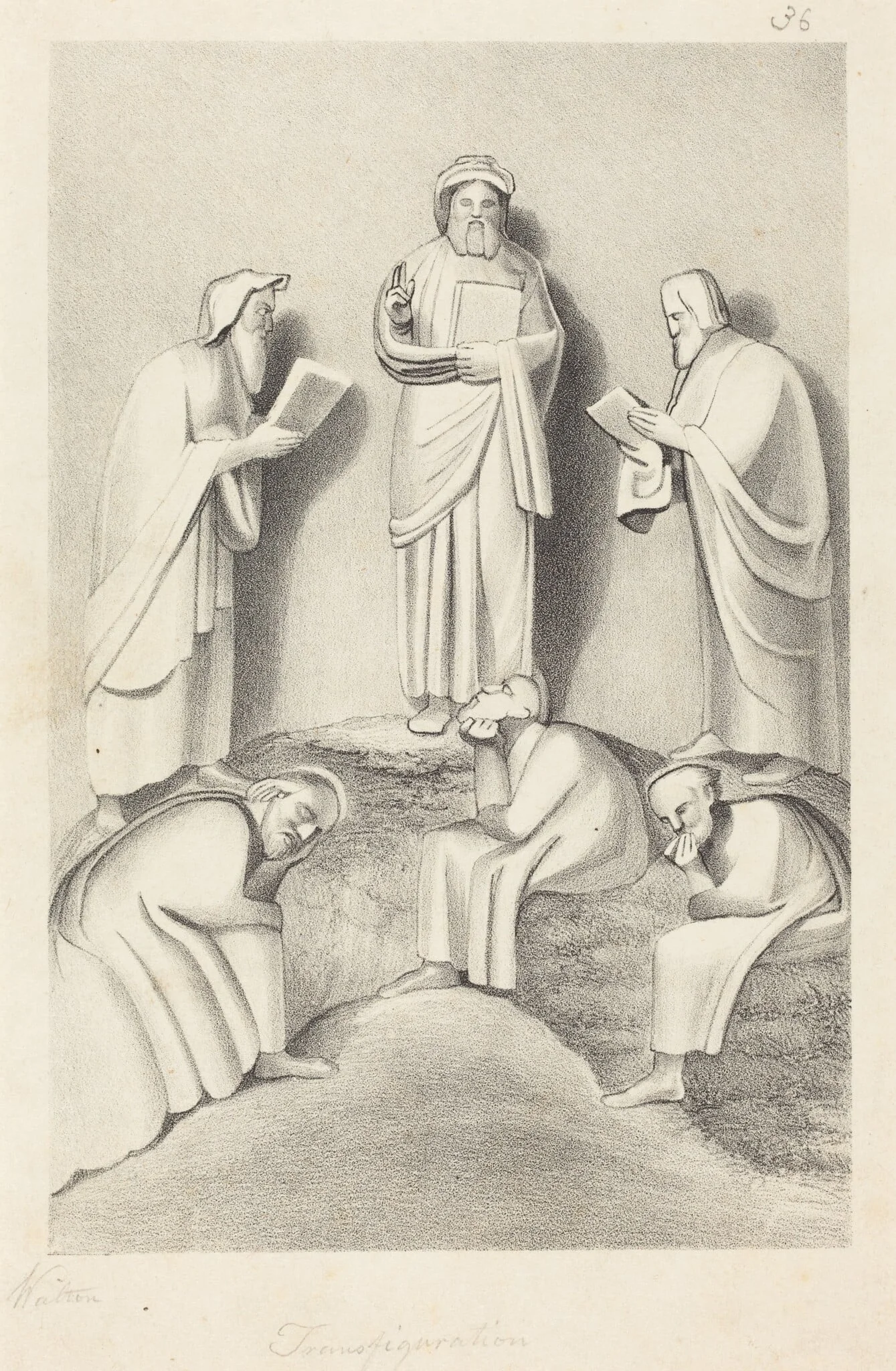 The Transfiguration, detail