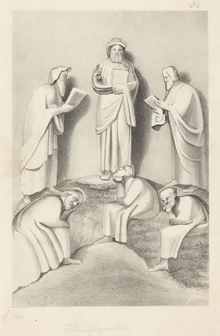 The Transfiguration, by W. Walton, ink, 1829