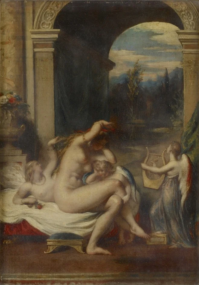 Venus, Cupid and Psyche, detail