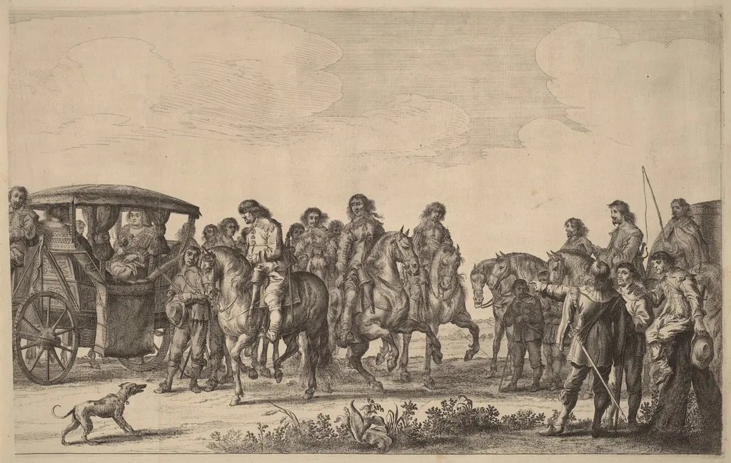 Entry of Marie de Medici into Amsterdam [plate 6 of 6], by Pieter Nolpe, ink, 1638