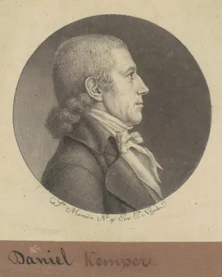 Daniel Kemper, by Charles B. J. Févret de Saint-Mémin, ink, 1797