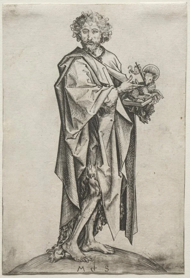 St. John the Baptist, detail