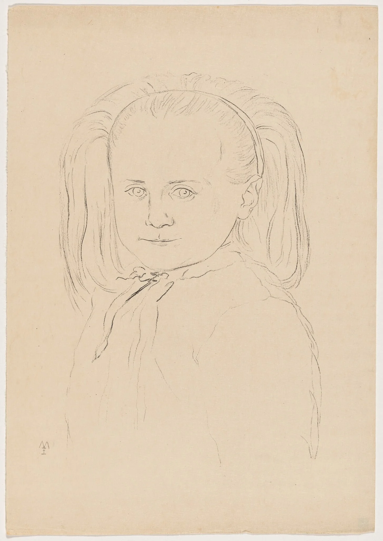 Petite fille (Young Girl), detail