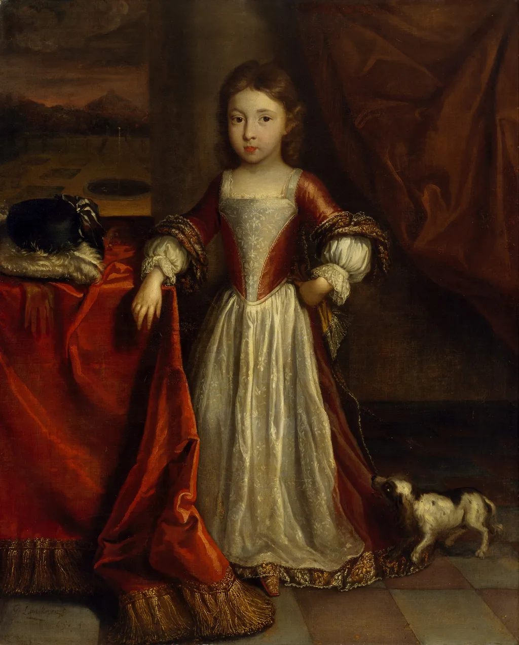 Portrait of a Young Boy, by Jean-Baptiste Lantscroon, oil, 1696