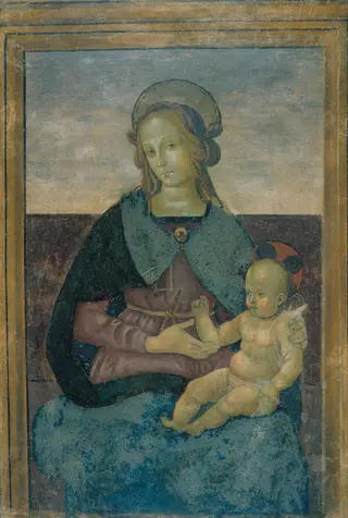Virgin and Child, by Pietro Perugino, unspecified, 1495