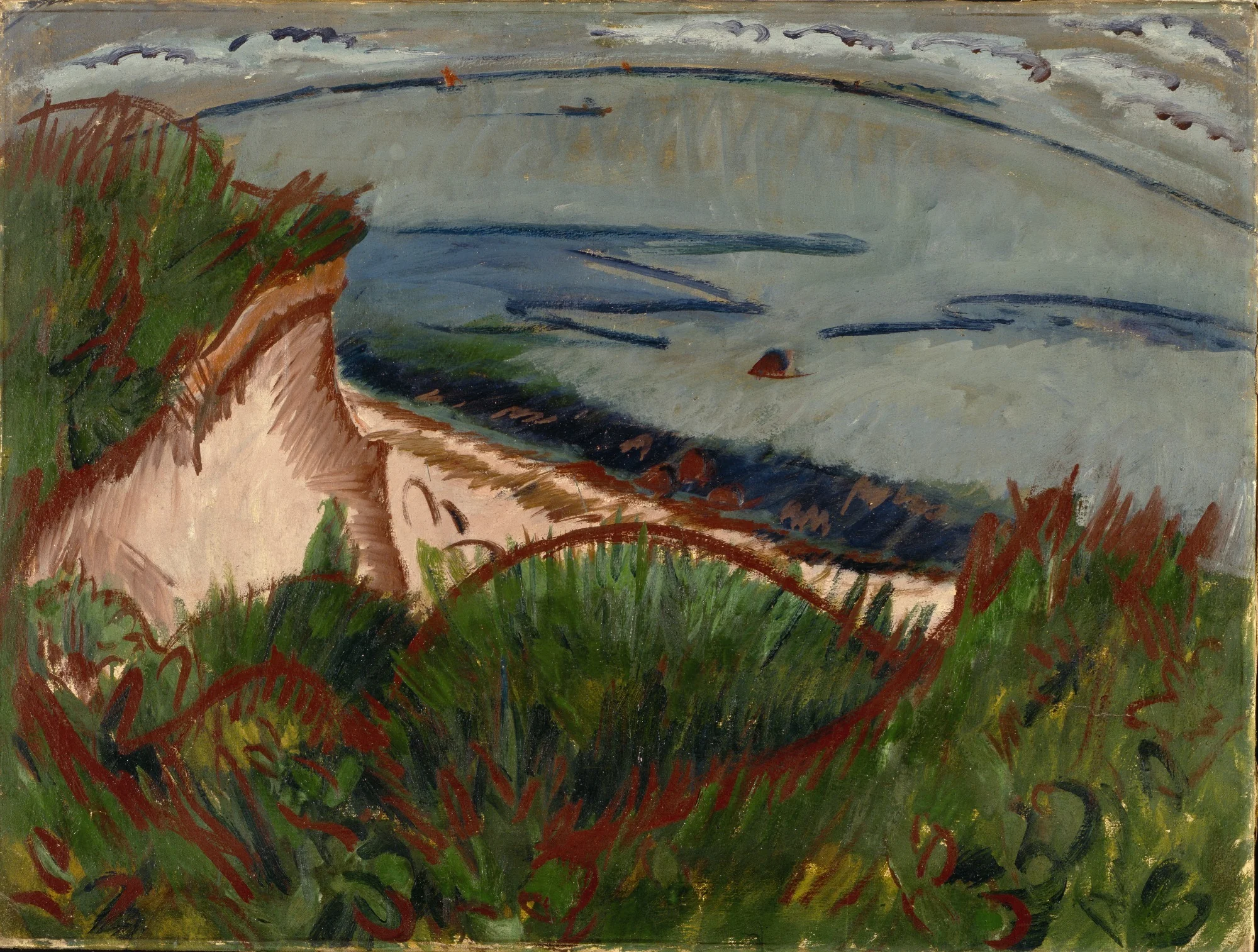 Coastal Landscape on Fehmarn, detail