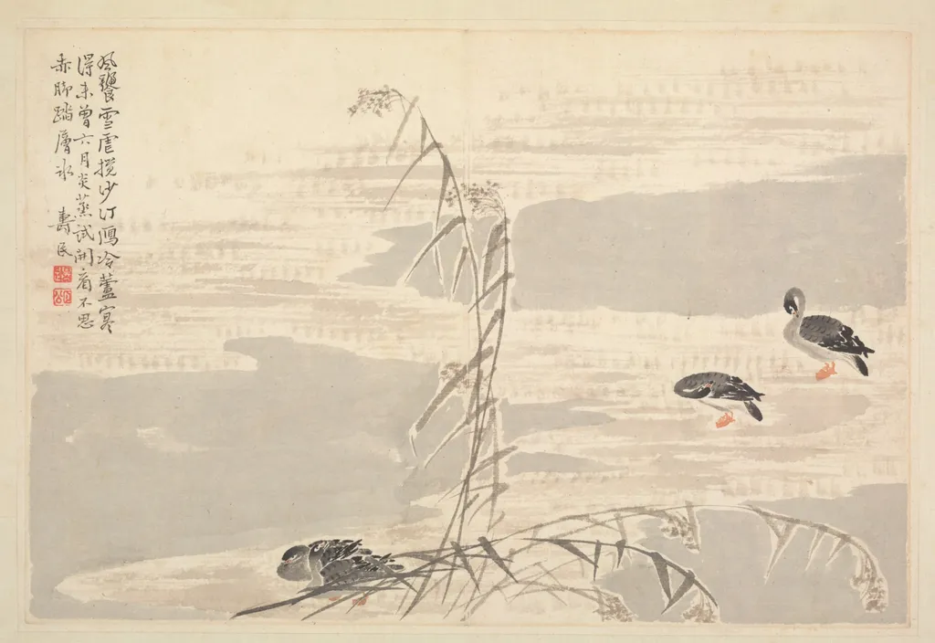 Album of Calligraphy and Paintings, by Bian Shoumin, unspecified, 1726