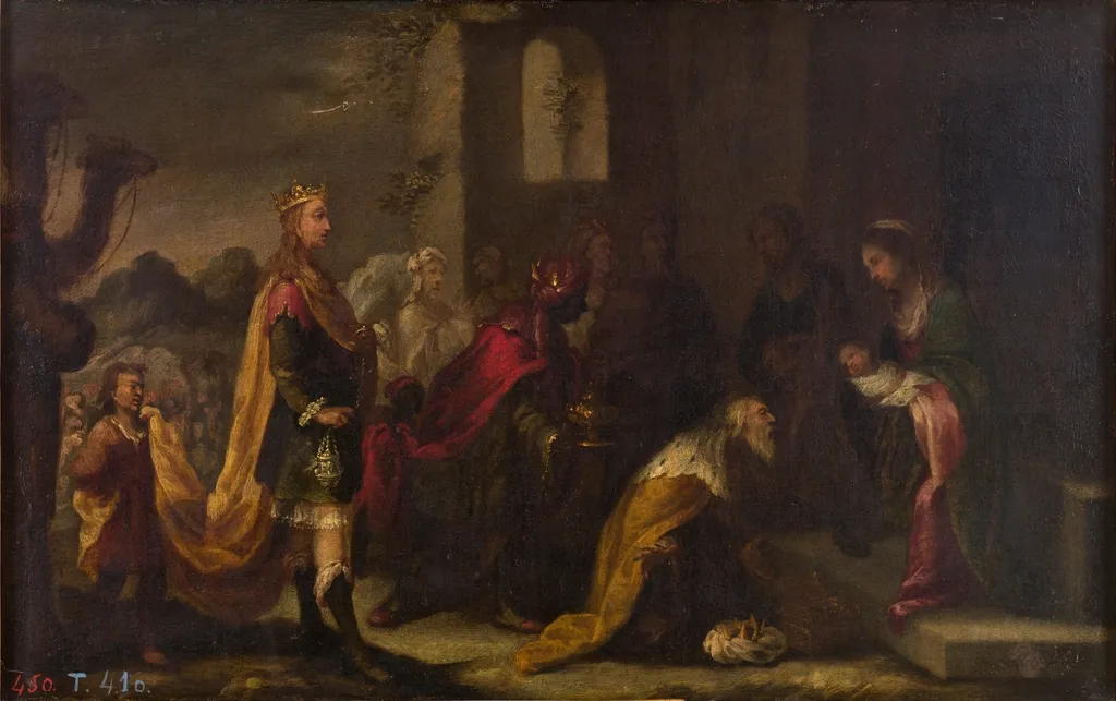 The Adoration of the Magi, by Francisco Antolínez, oil, 1601
