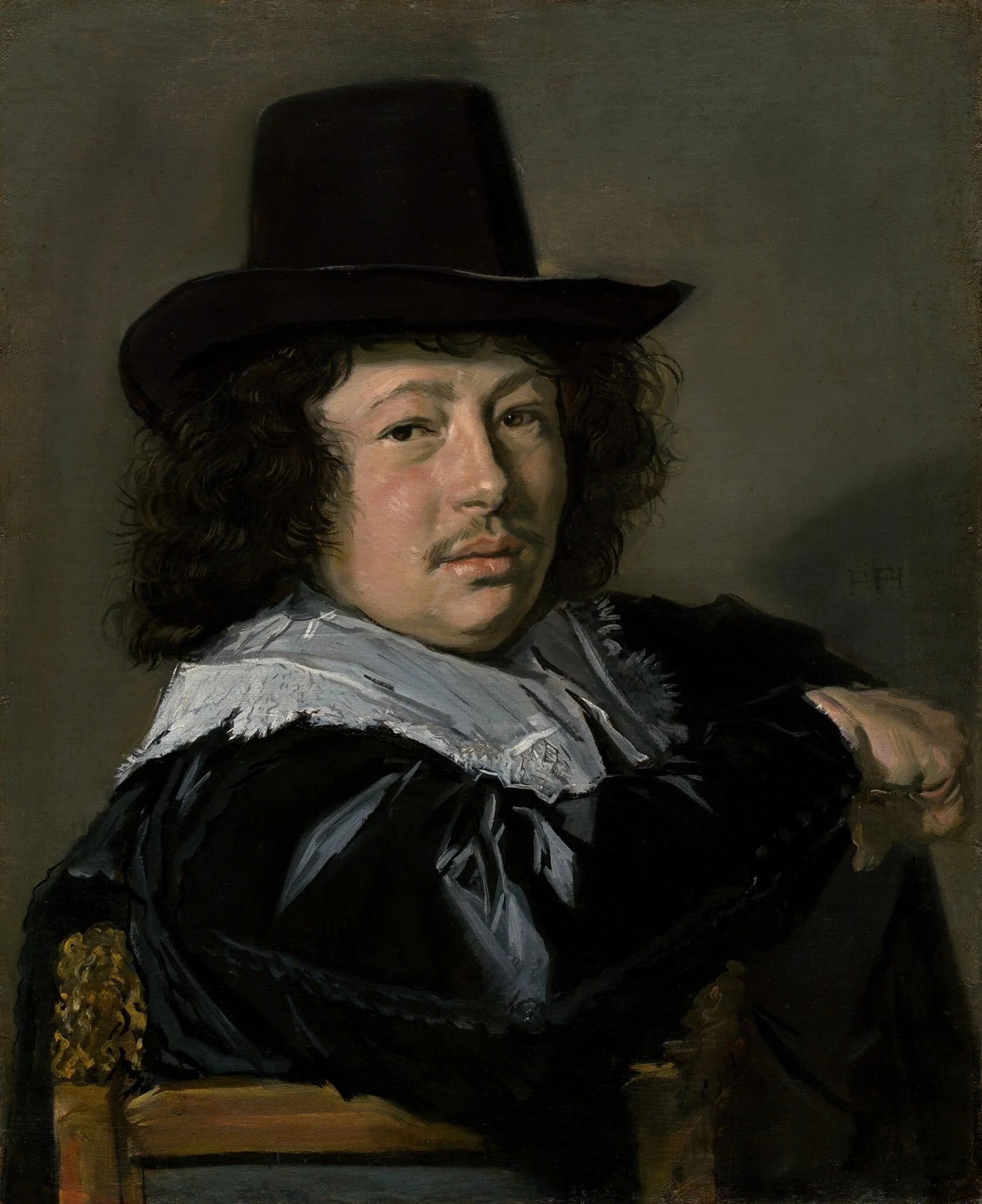 Portrait of a Young Man, detail