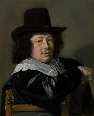 Portrait of a Young Man, by Frans Hals, oil, 1647