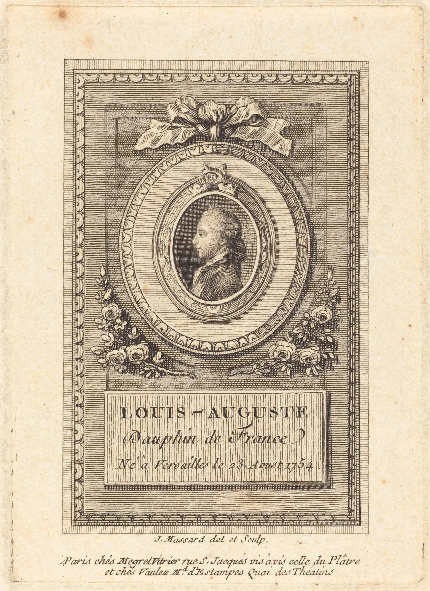 Louis-Auguste, Dauphin of France, detail