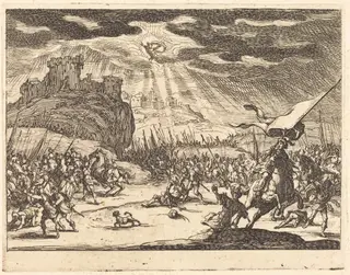 Conversion of Paul, by Jacques Callot, ink, 1635