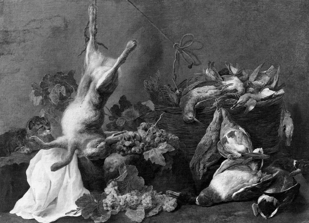 Stilleben, by Jan Fyt, oil, 1645