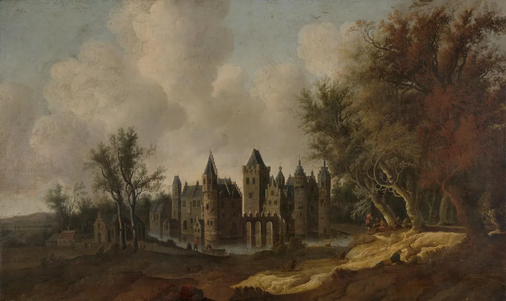 Egmond Castle, by G.W. Berckhout, unspecified, 1653