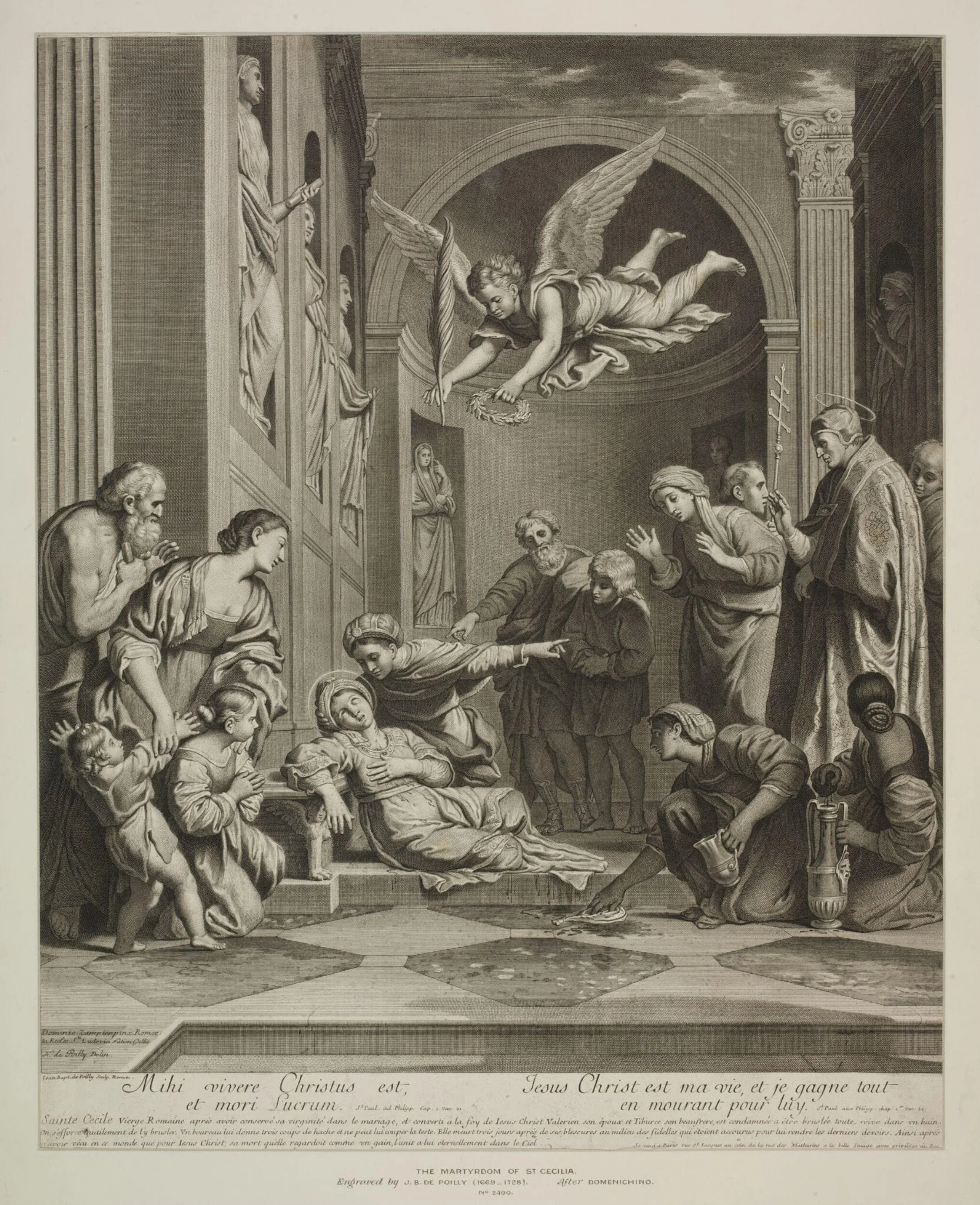 The Martyrdom of St. Cecilia, detail
