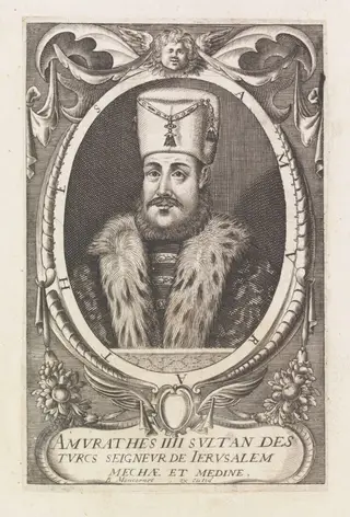 Turkish sultans, sultanas and other historical figures, by Moncornet, 1623