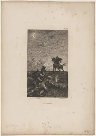 Thomas Le Hardouaye, by Félix-Hilaire Buhot, ink, 1873