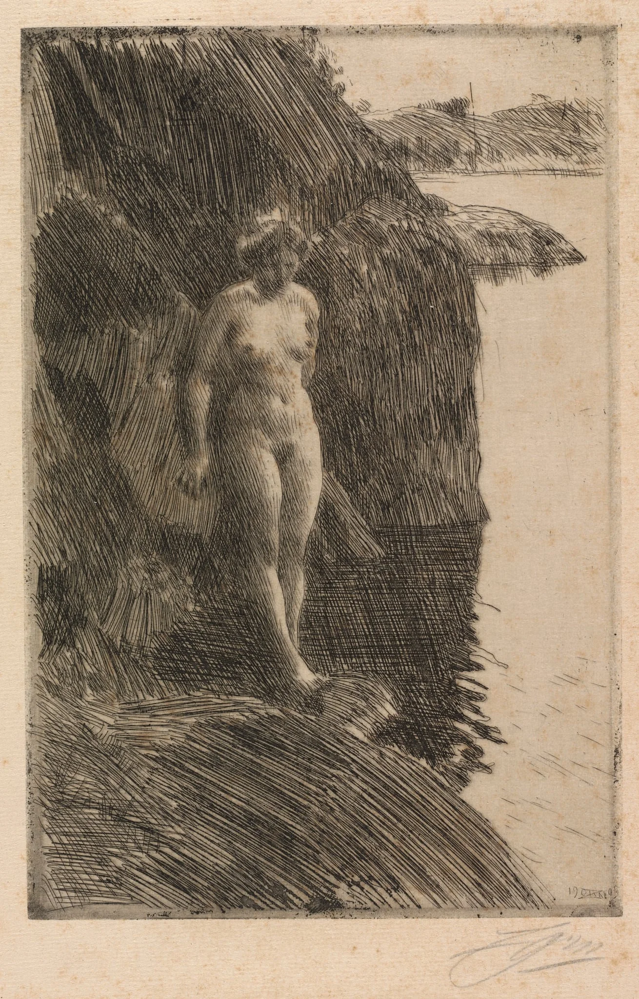 Precipice, detail