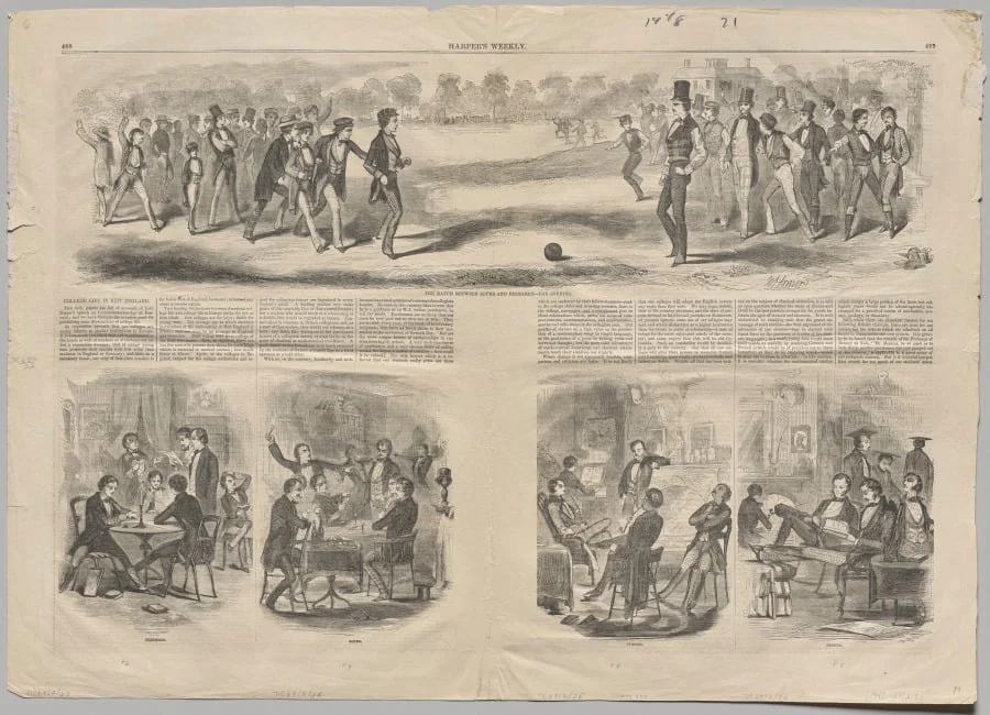 The Match between the Sophs and Freshmen, detail