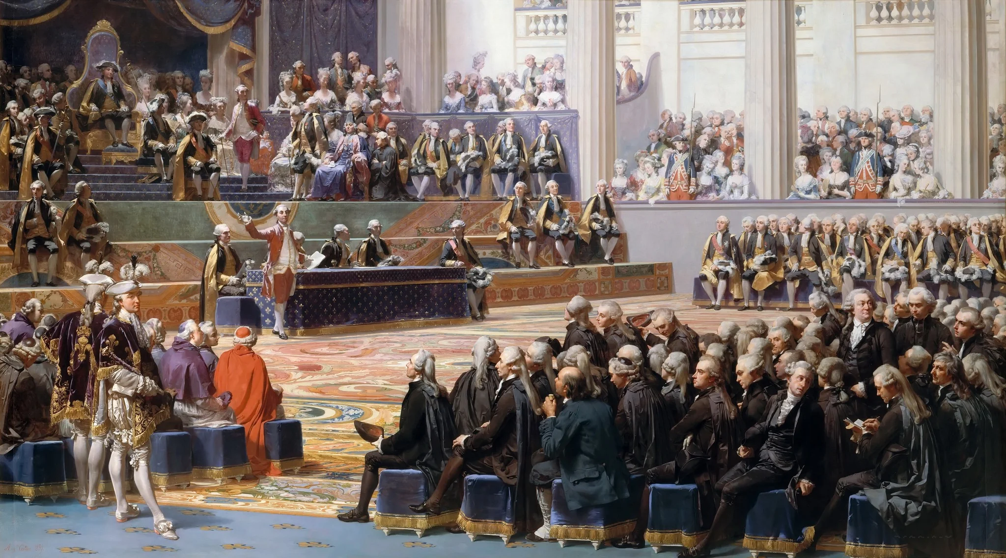 Opening session of the General Assembly, 5 May 1789, detail
