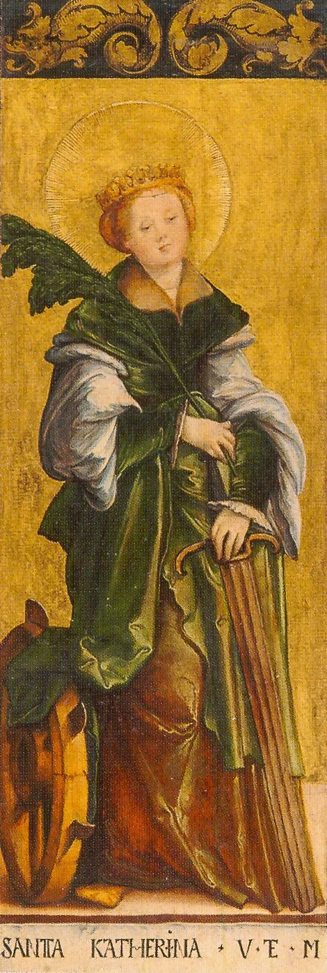Die heilige Katharina von Alexandria, detail