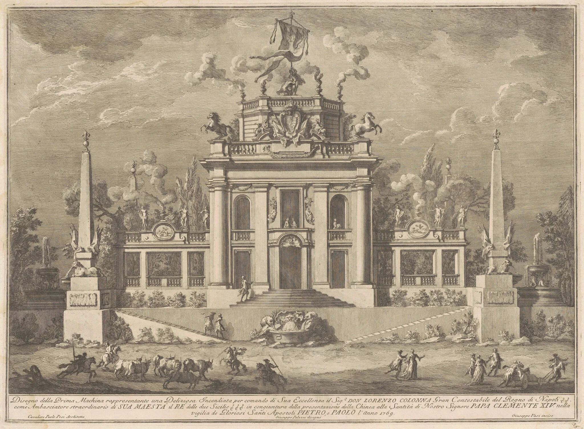 The Prima Macchina for the Chinea of 1769: A "Deliziosa", detail