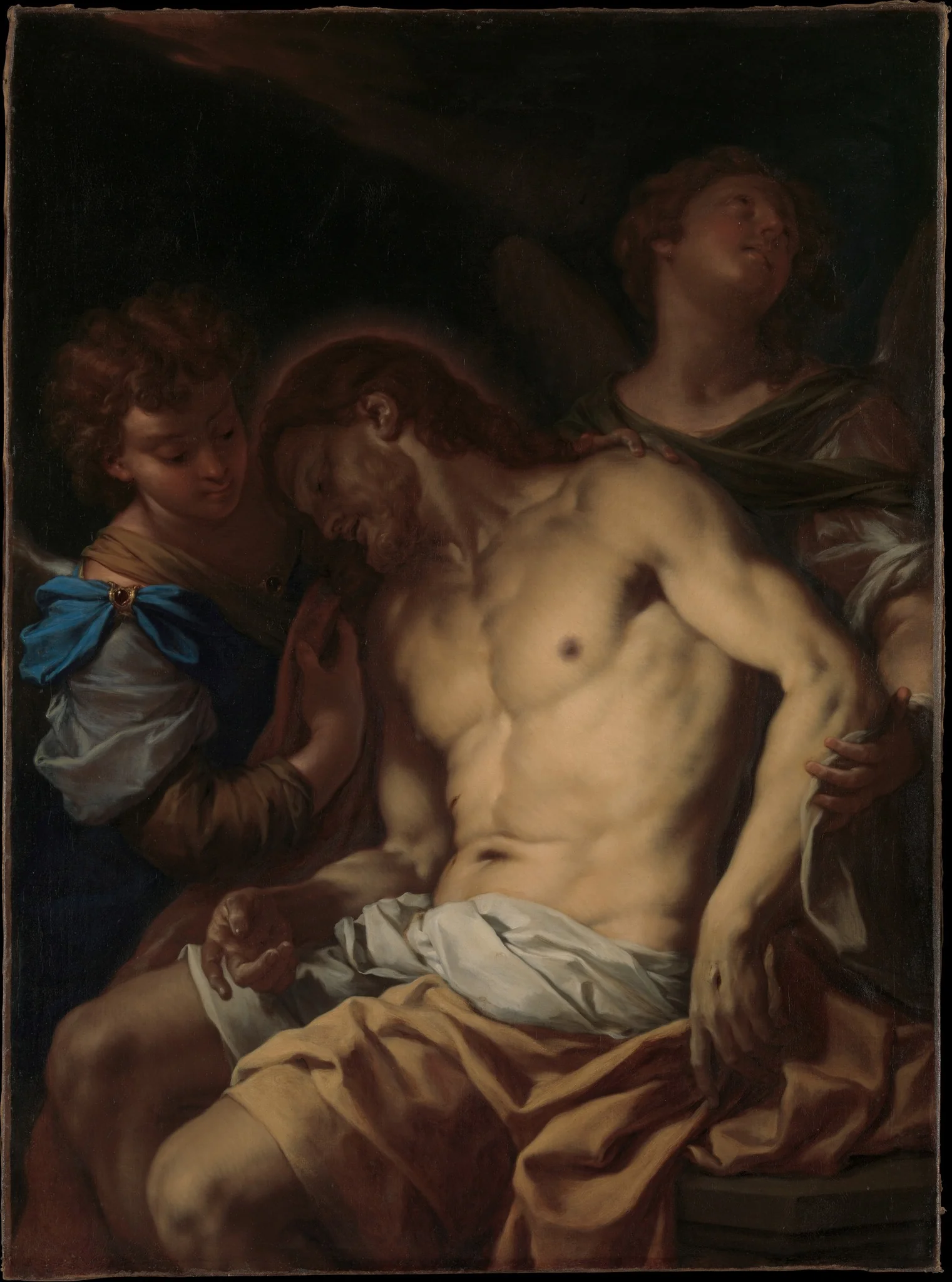 Dead Christ Supported by Angels, detail