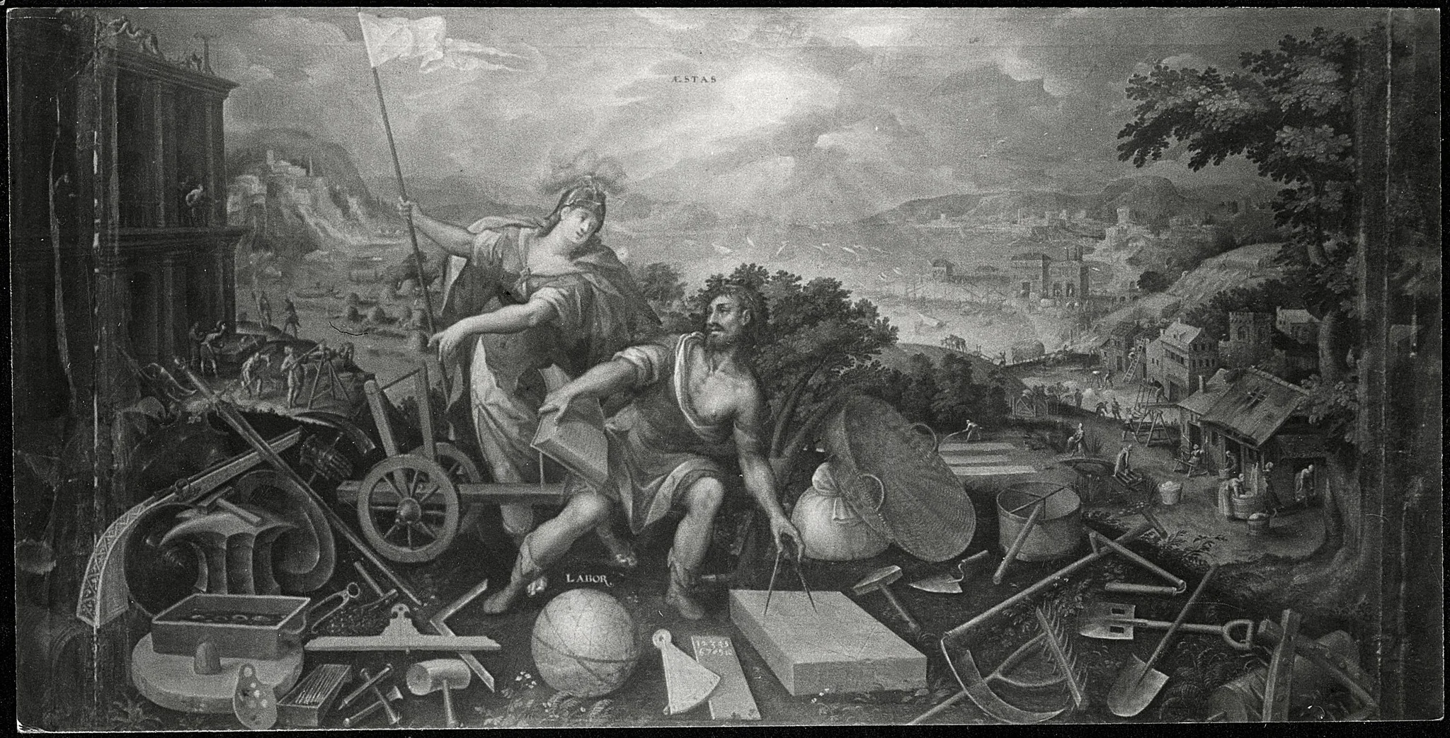 Sommer (Aestas - Labor), detail