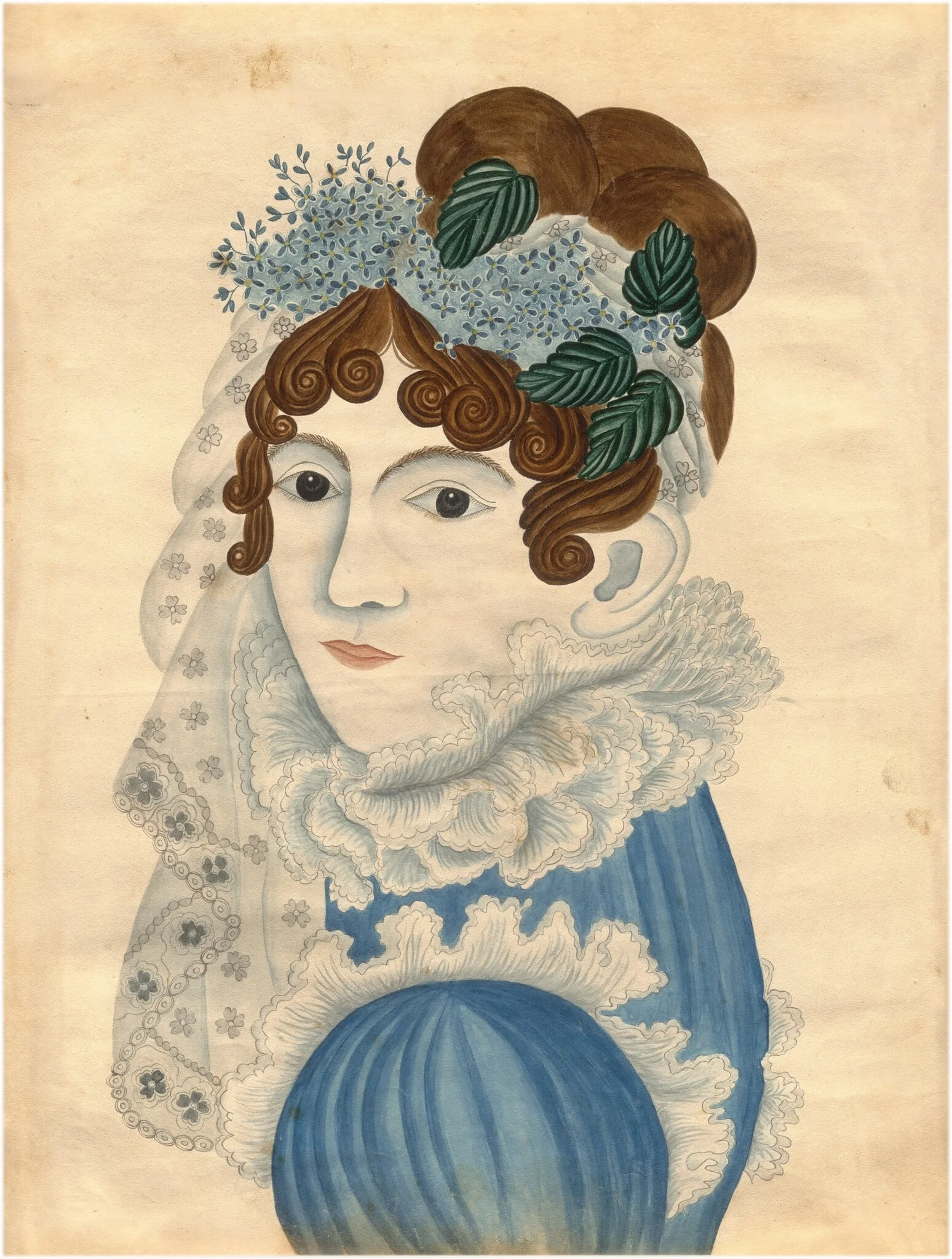 Curls and Ruffles, detail