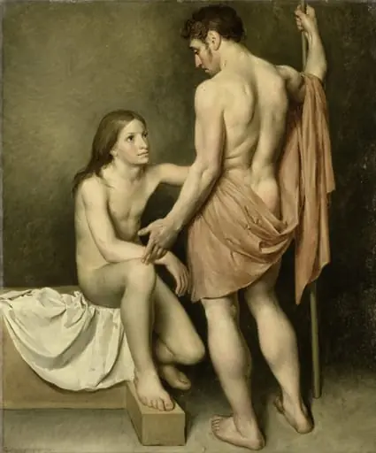 Academic Study of a Man and a Woman, by Woutherus Mol, unspecified, 1808