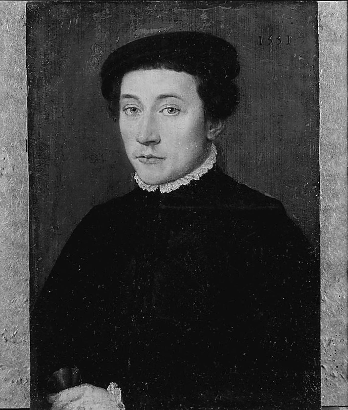 Portrait of a Man, detail