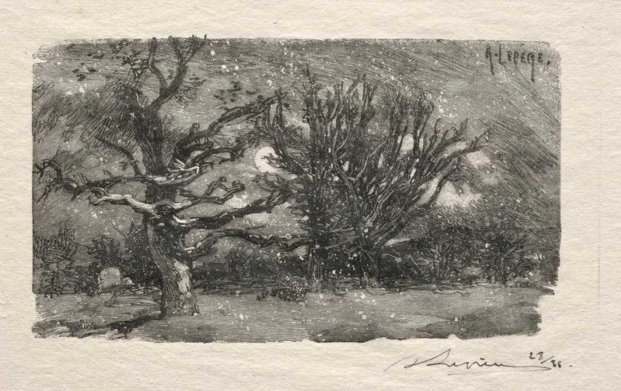 Au dormoir de Lantara, detail