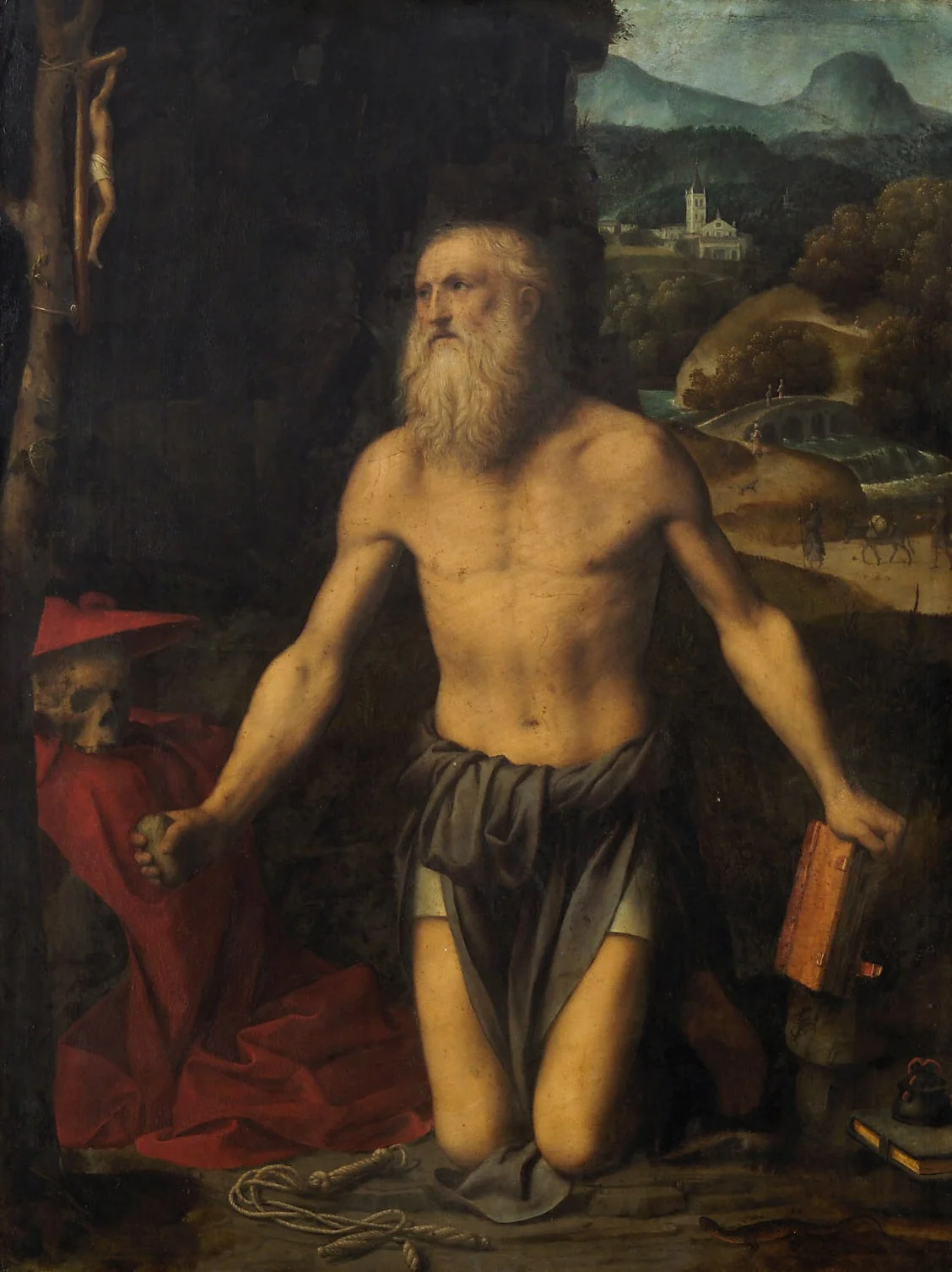 Saint Jerome, detail